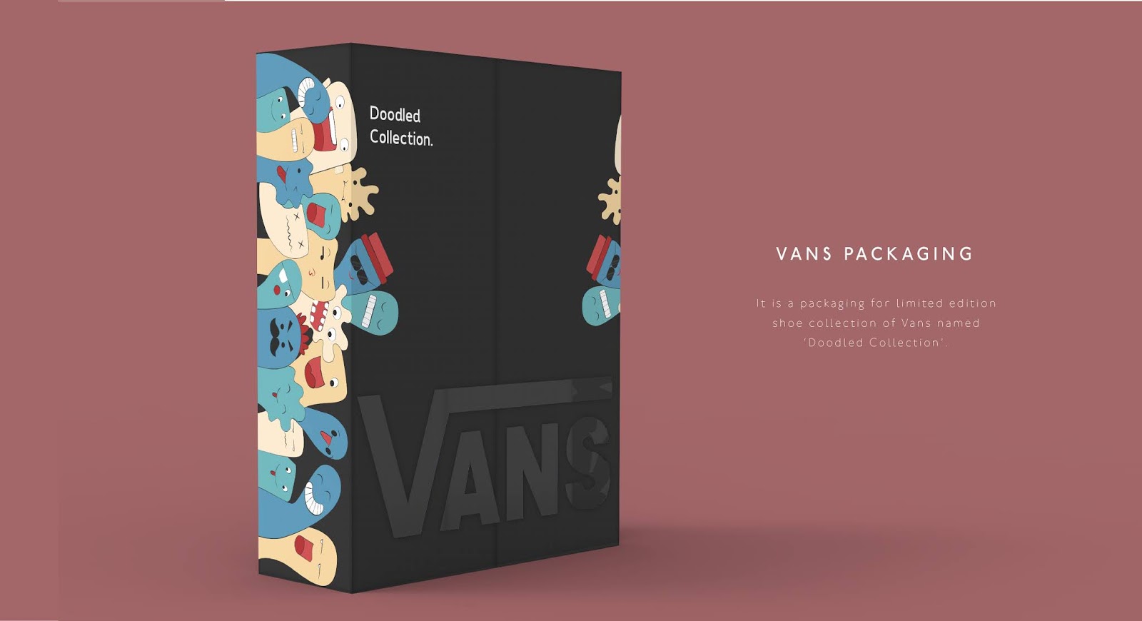 Vans shoe top box design